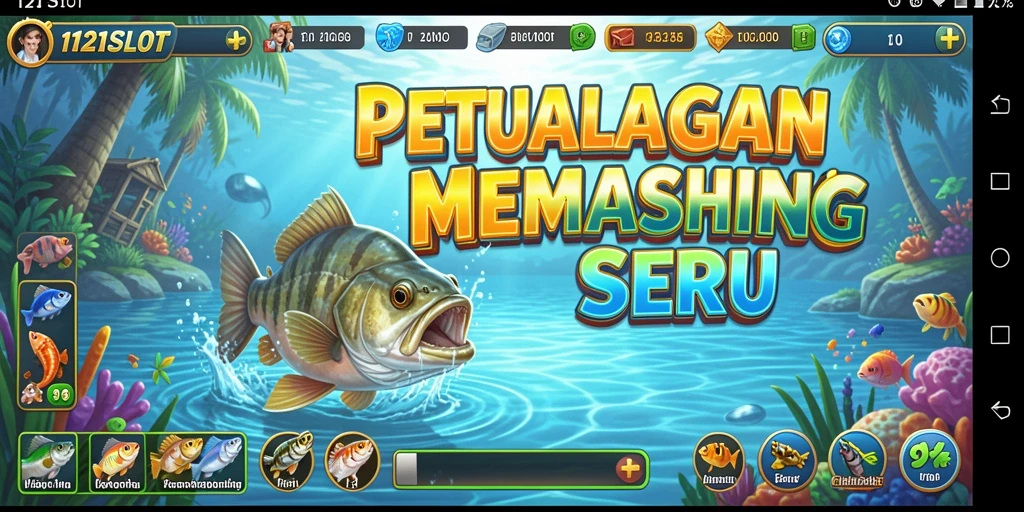 Tangkapan ikan yang menakjubkan dalam gameplay 1121SLOT.