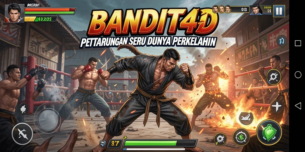 Tampilan gameplay mendebarkan dari BANDIT4D dengan petarungan seru.