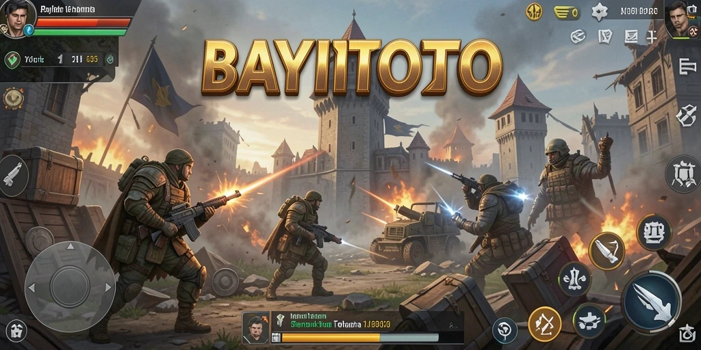 Screenshot utama menampilkan gameplay menara pertahanan yang menantang.