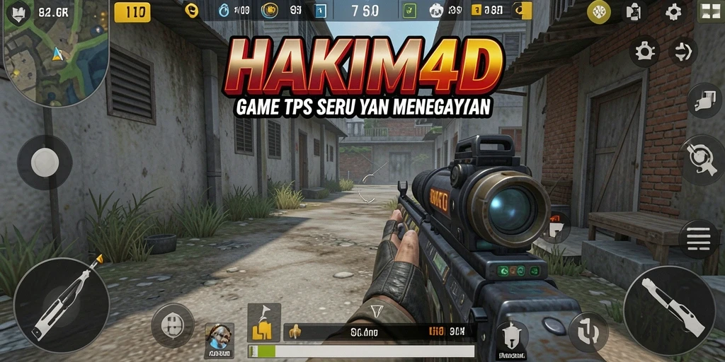 Tampilan gameplay seru dan menegangkan dalam HAKIM4D.