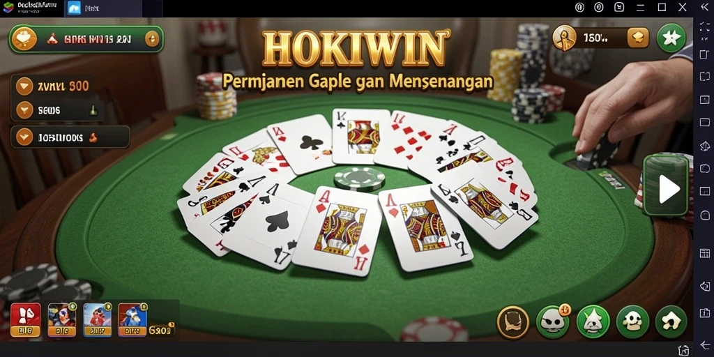 Tampilan gameplay HOKIWIN yang menarik dan seru.
