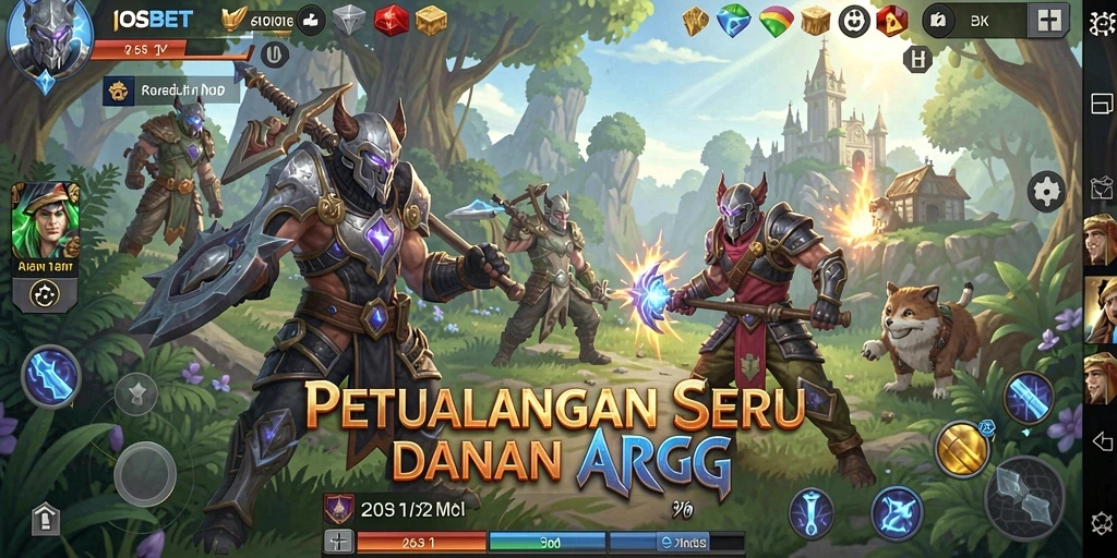 Tampilan gameplay ARPG yang menarik dan mendebarkan di IOSBET.