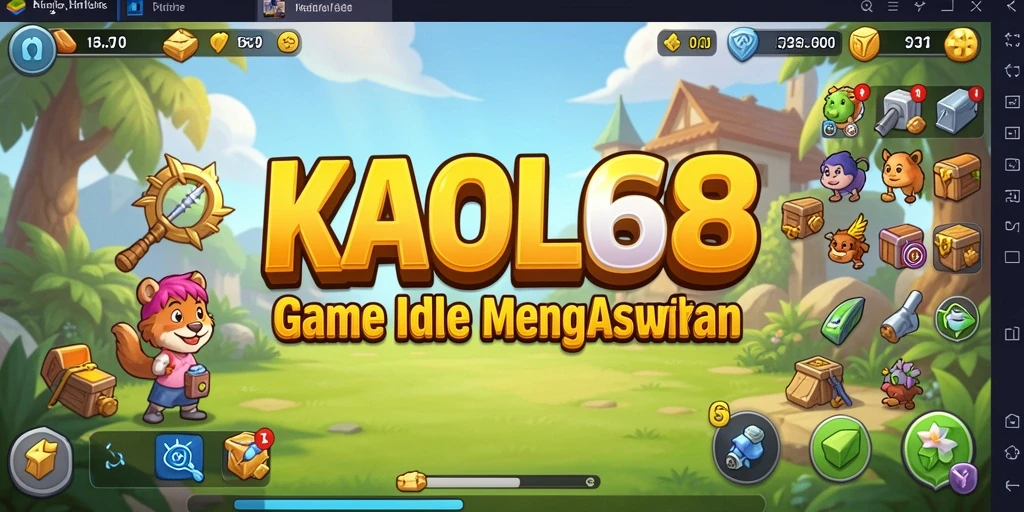 Screenshot gameplay KAOL68 menampilkan karakter dan aksi menarik.