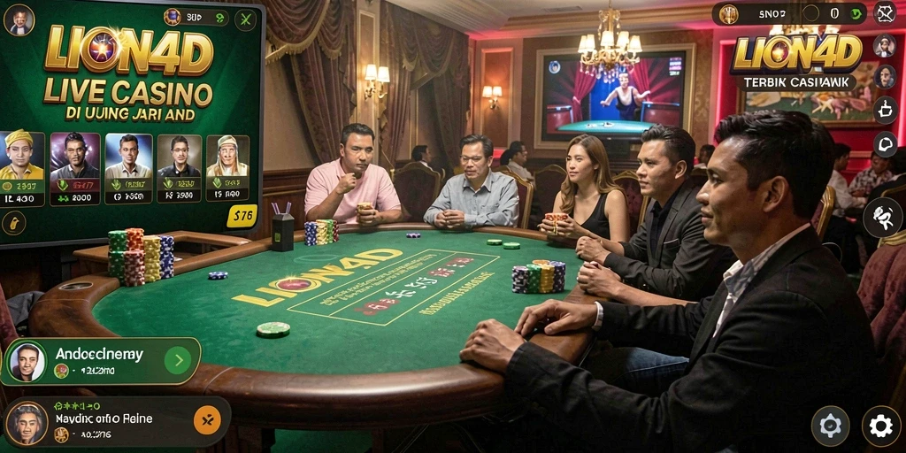 Gameplay Live Casino yang mendebarkan di LION4D.