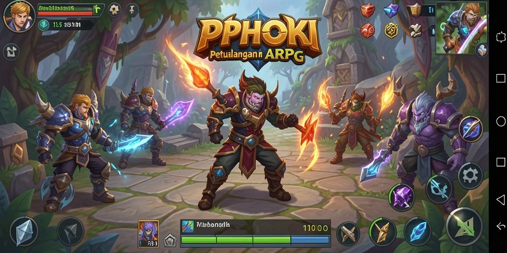 Tampilan gameplay menarik dari PPHOKI yang penuh aksi.