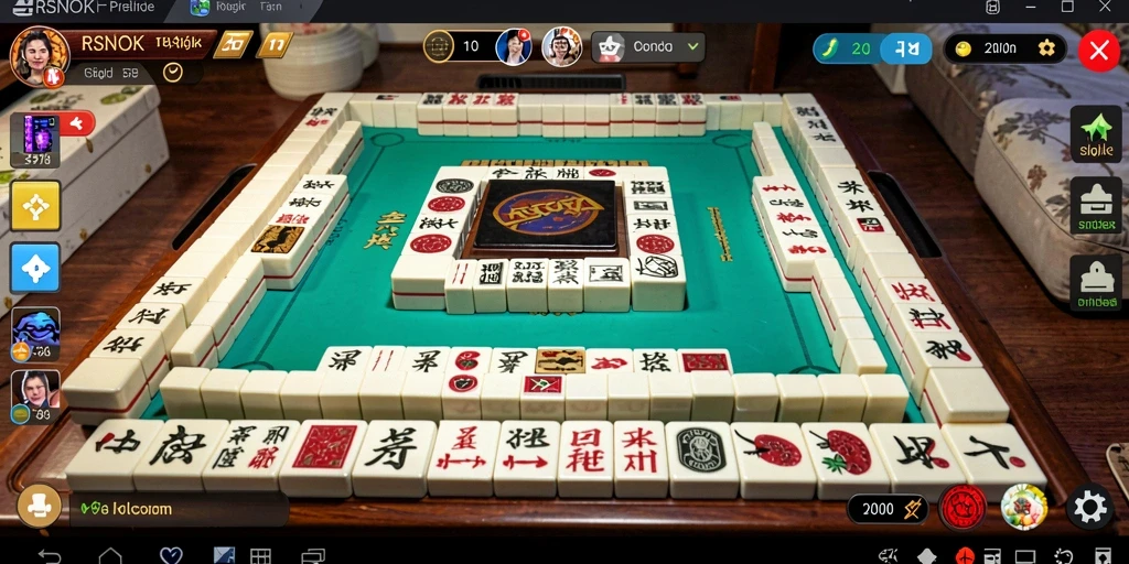 Screenshot gameplay RSNOK menampilkan tantangan menarik dalam permainan Mahjong.