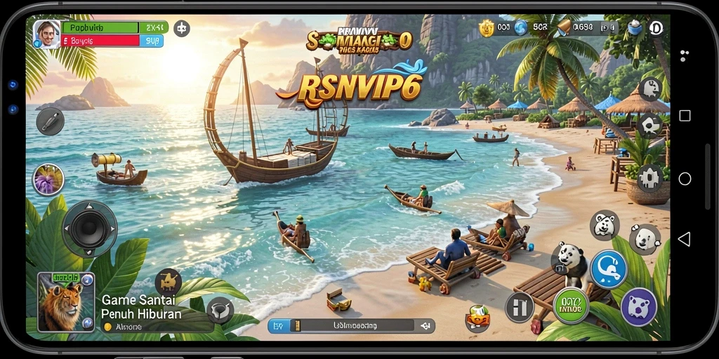 Screenshot RSNVIP6 menampilkan gameplay yang seru dan penuh warna.