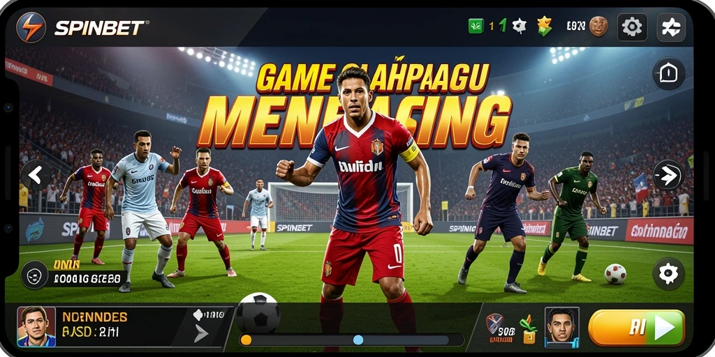 Tampilan gameplay seru dalam SPINBET yang menggugah semangat olahraga.