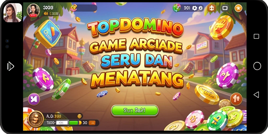Screenshot gameplay <strong>TOPDOMINO</strong> menampilkan momen seru dan antusiasme pemain.