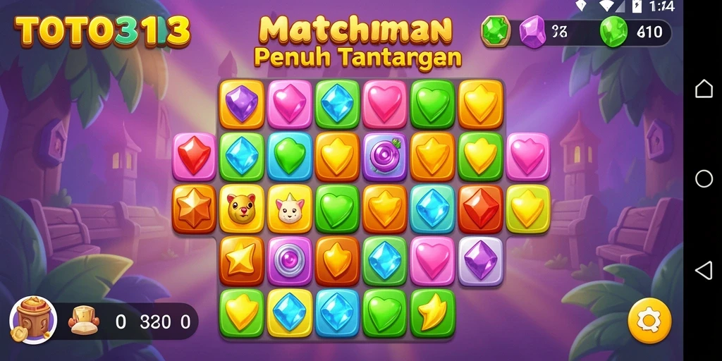 Tampilan gameplay TOTO313 yang menarik dan penuh warna.