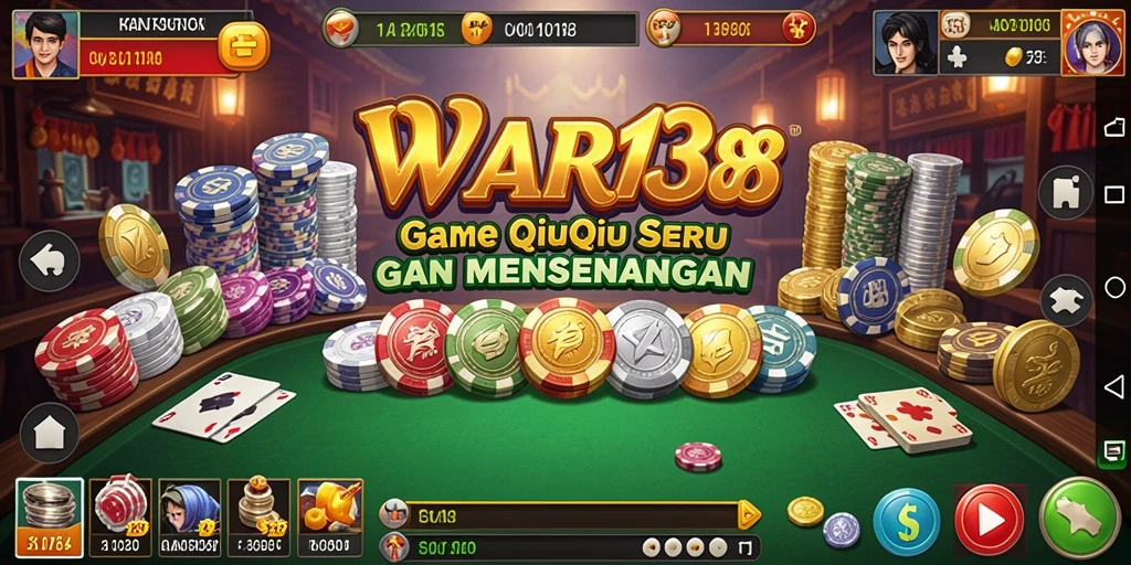 Tampilan gameplay QiuQiu yang menarik dan kompetitif.
