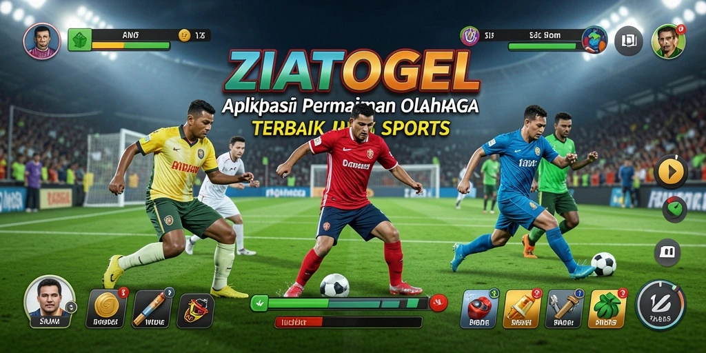 Tampilan gameplay seru di ZIATOGEL dengan grafis memukau dan aksi olahraga.