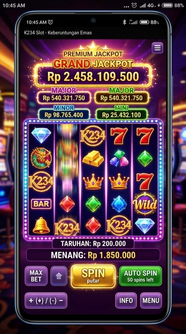 Berbagai aplikasi tersedia di k234 untuk diunduh.